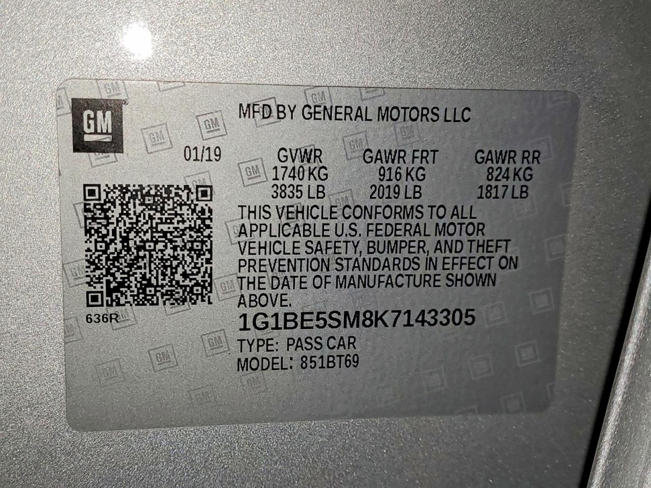 Chevrolet Cruze Lt