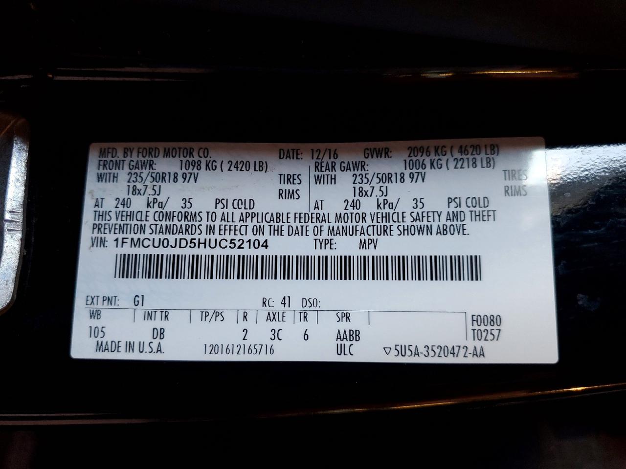 Ford Escape Titanium