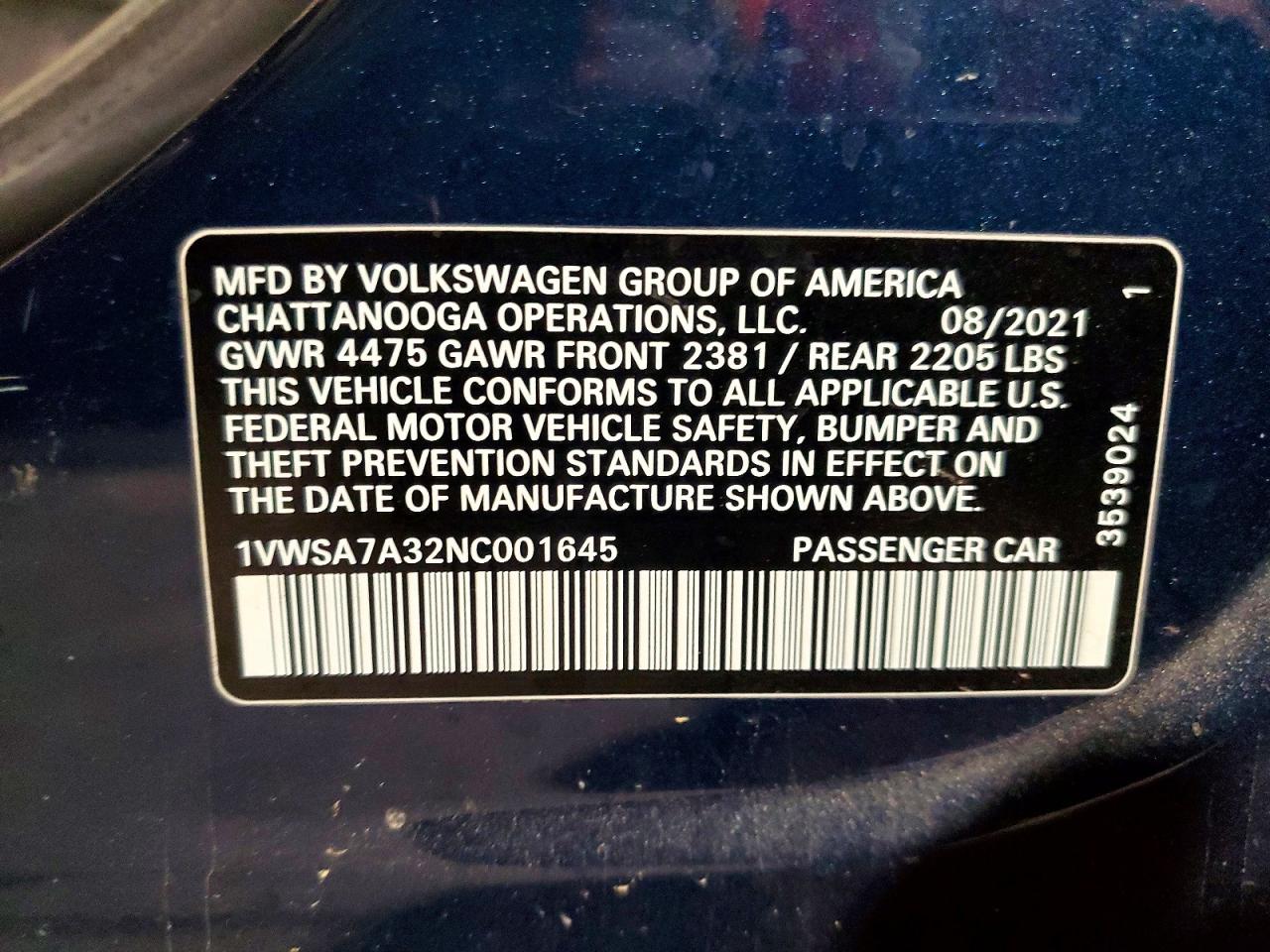 Volkswagen Passat Se