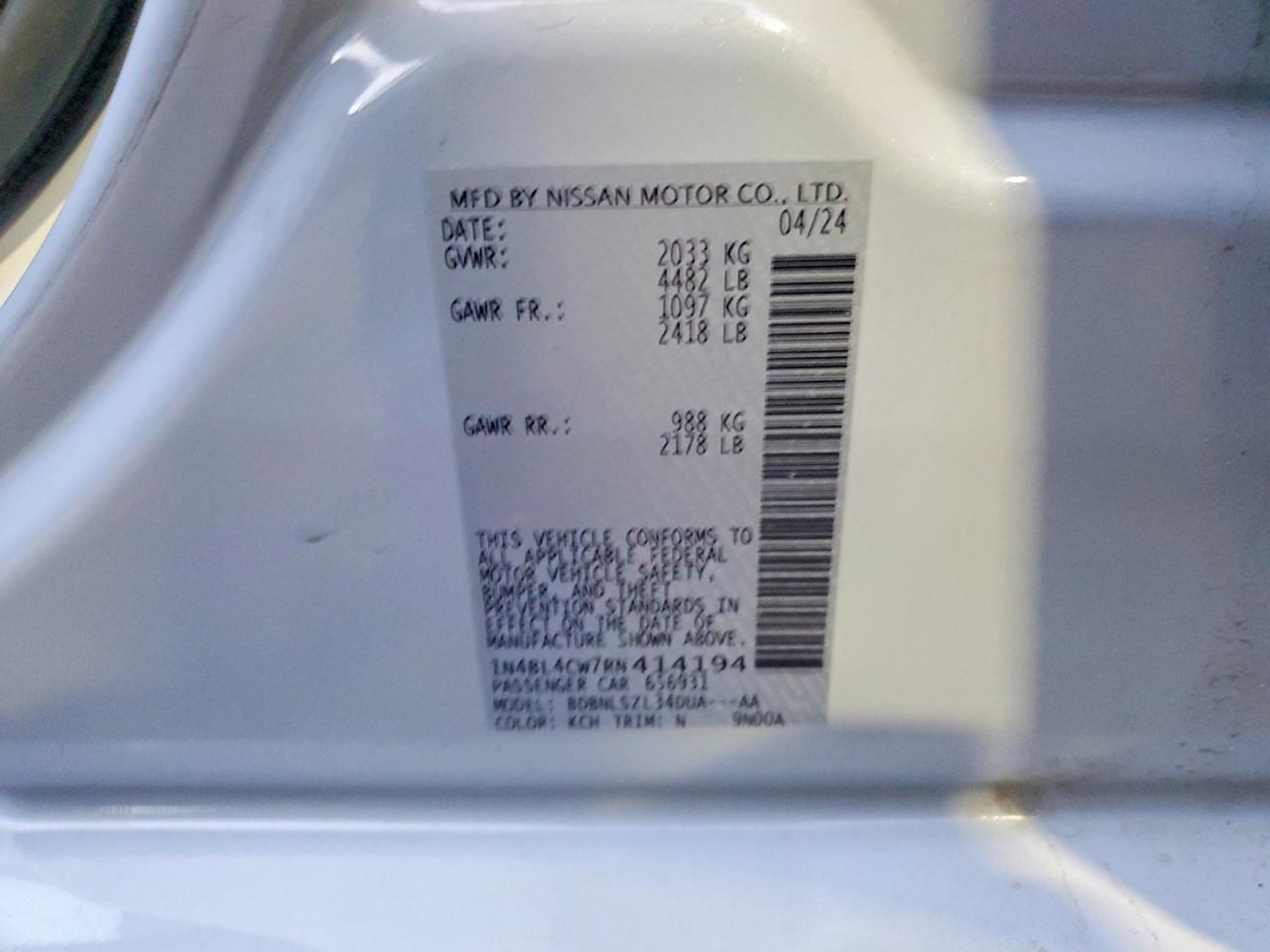 Nissan Altima 2.5 Sr