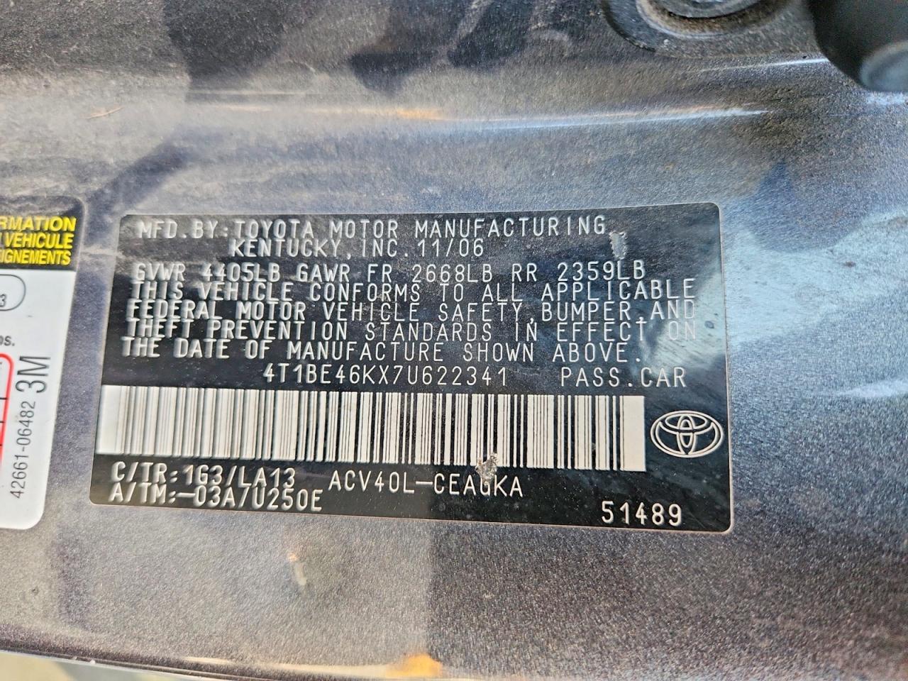Toyota Camry Xle