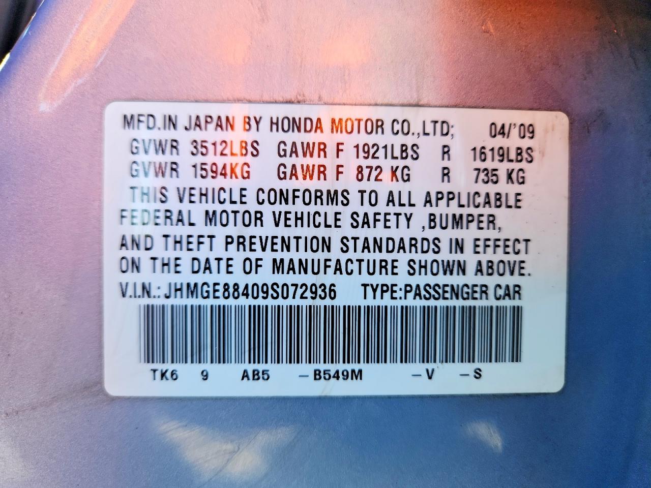 Honda Fit Sport