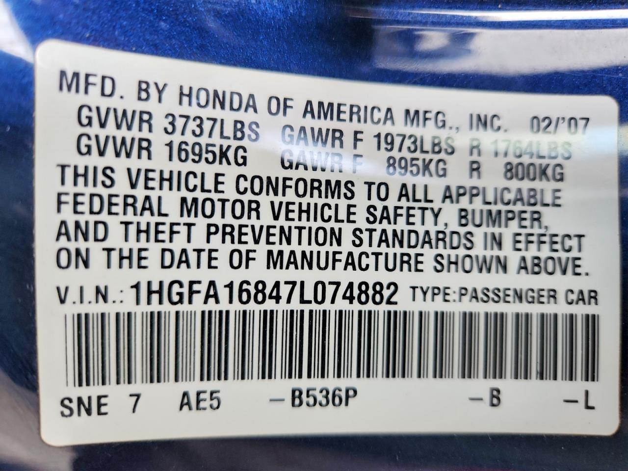 Honda Civic Ex