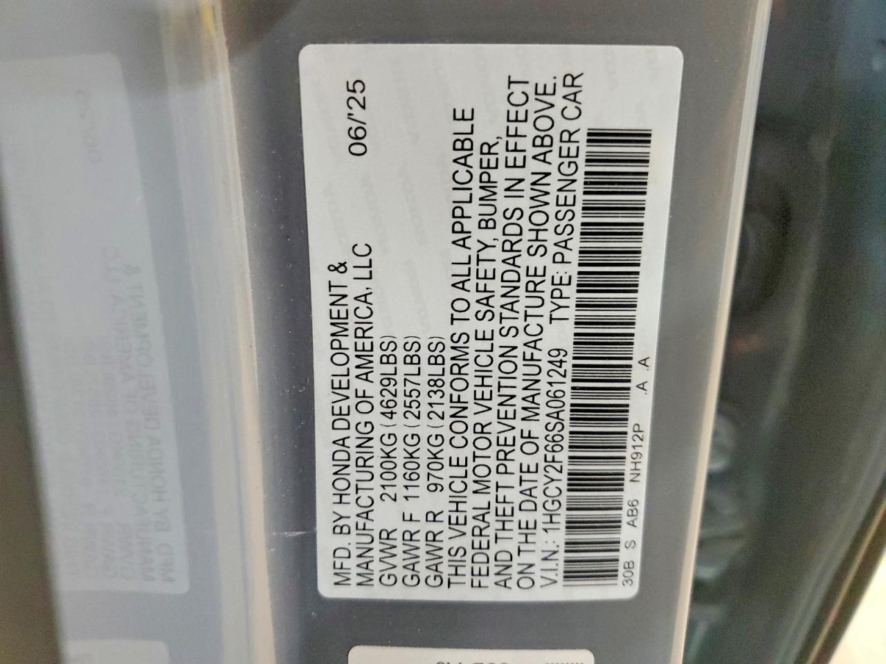 Honda Accord Hybrid Exl