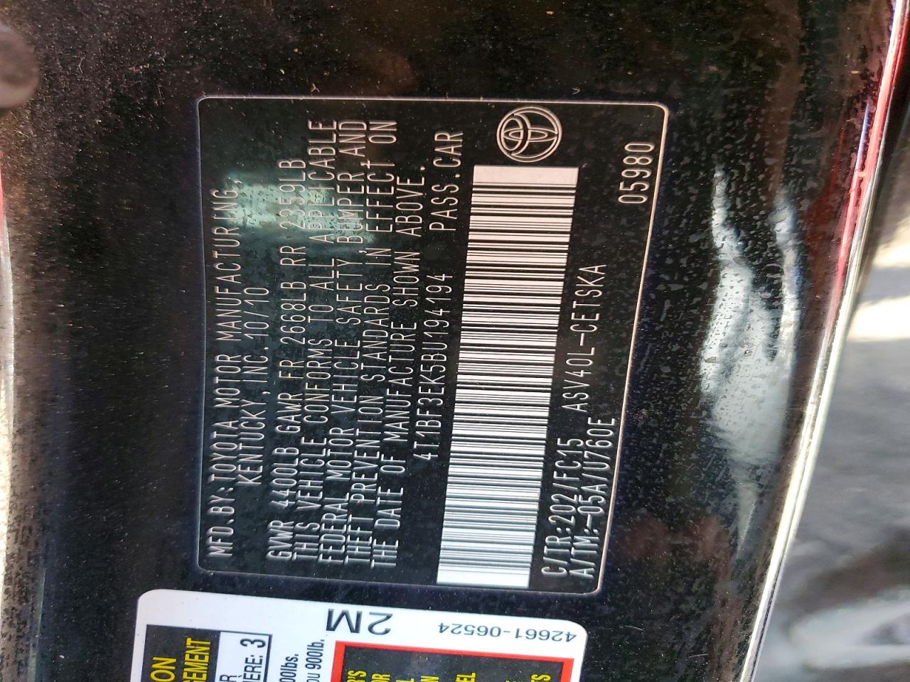 Toyota Camry Se