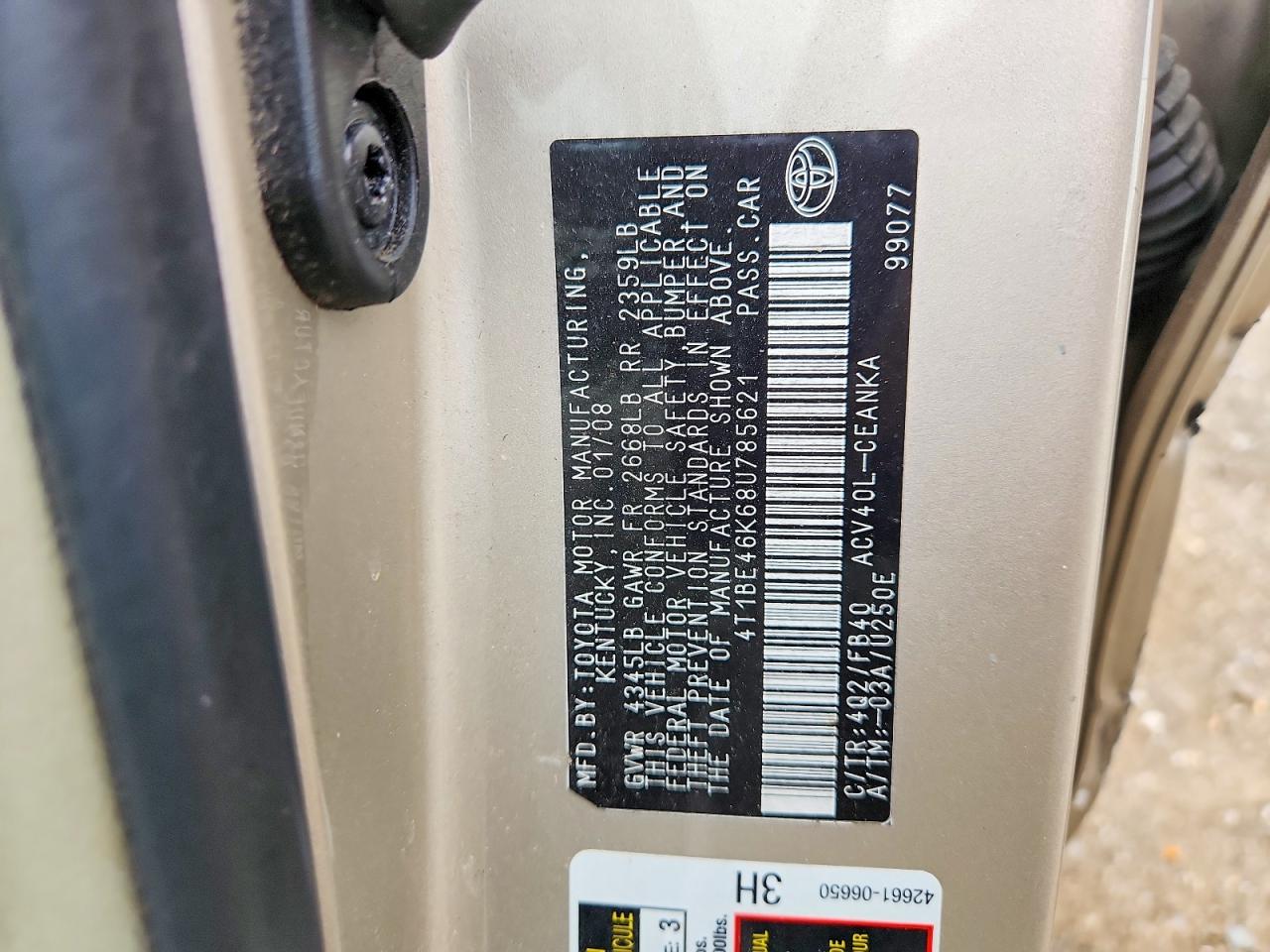 Toyota Camry Le