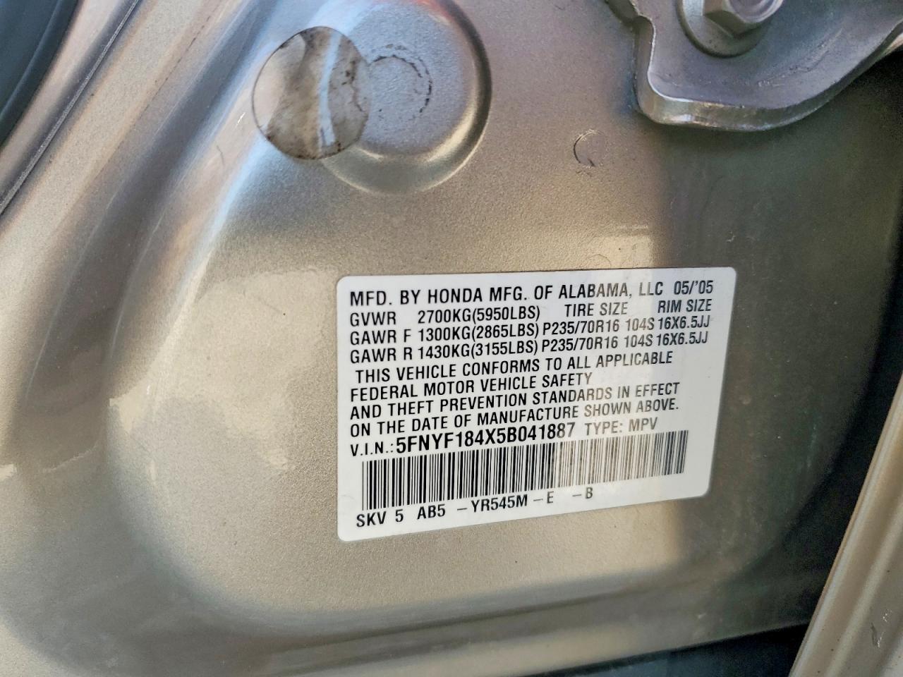 Honda Pilot Ex