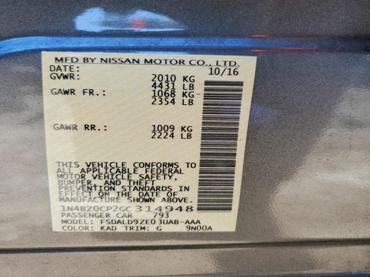 Nissan LEAF Sv