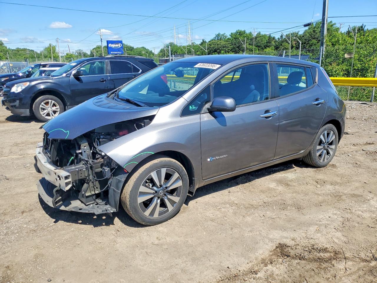 Salvage Nissan LEAF Image