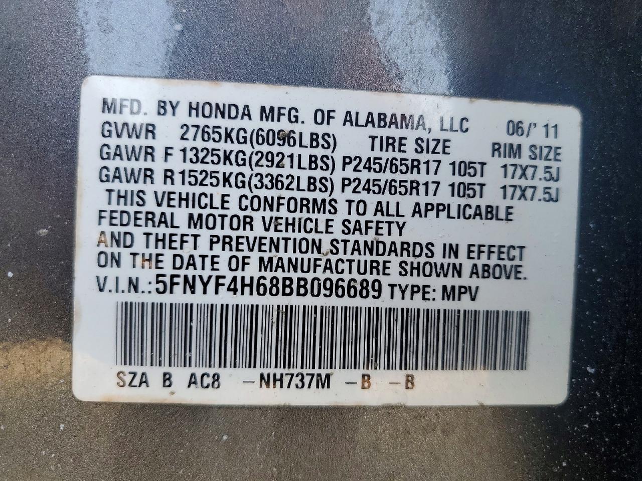 Honda Pilot Exl