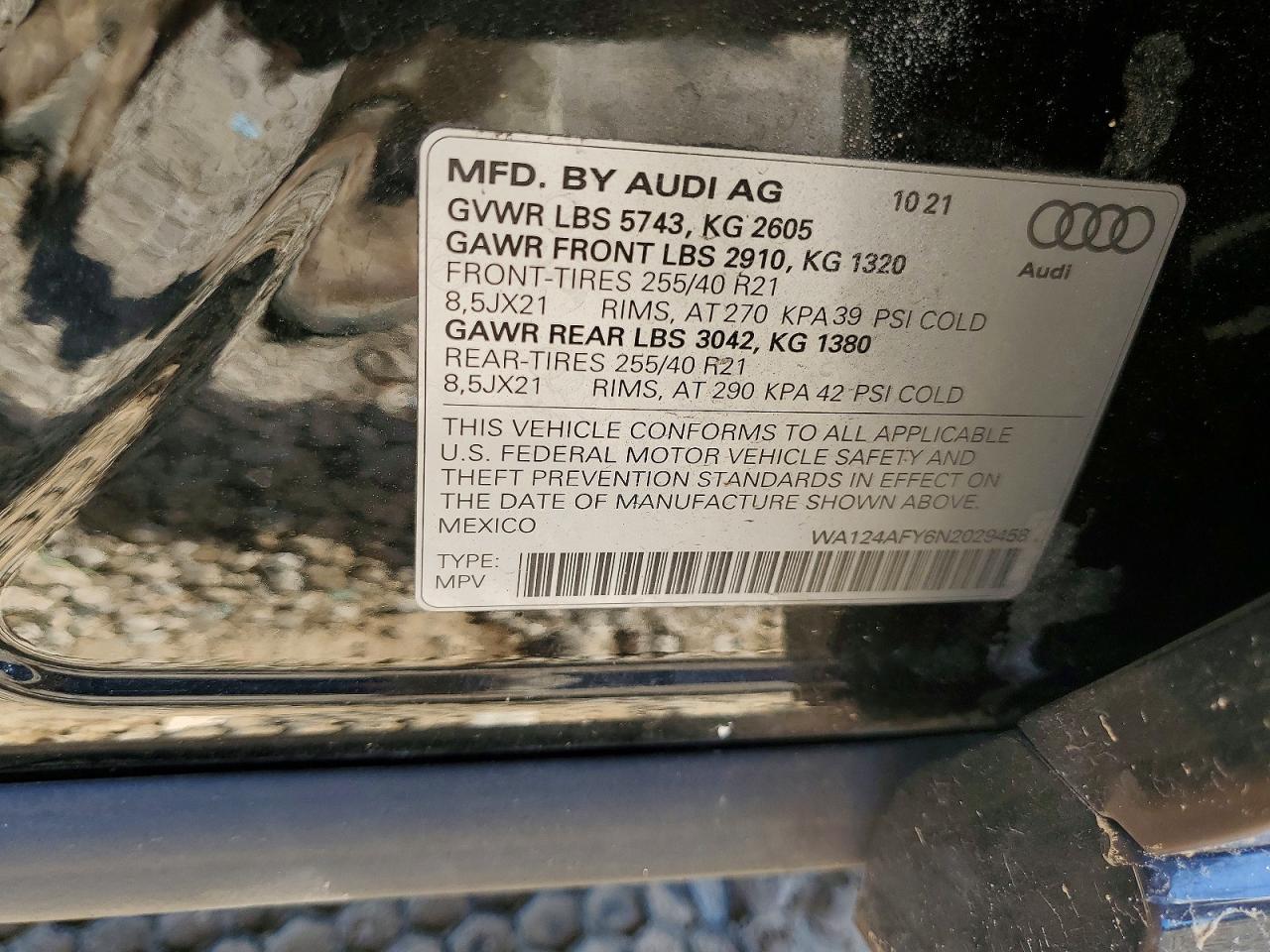 Audi Sq Sportback Premium Plus