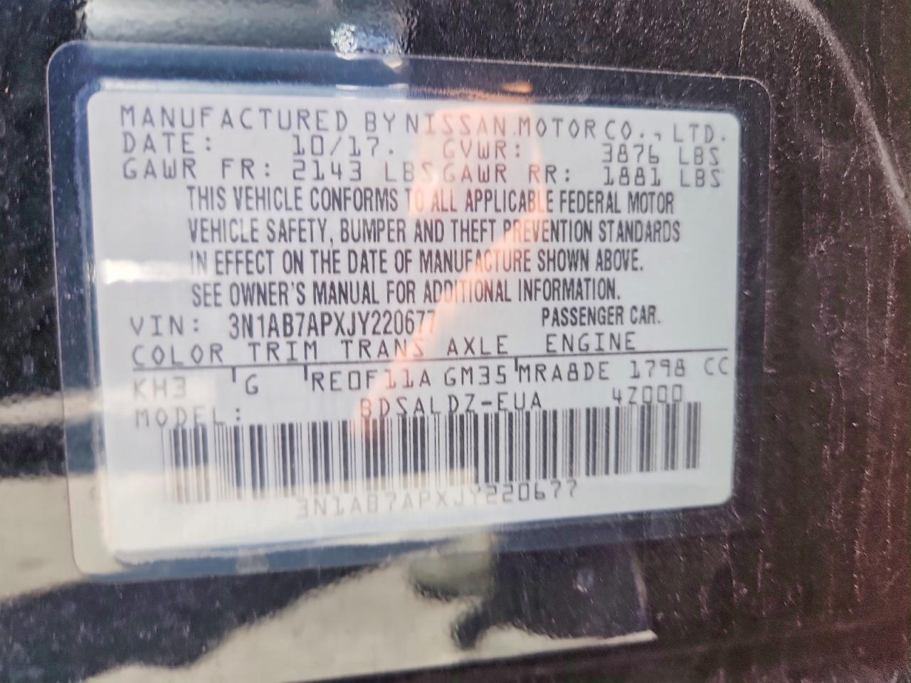 Nissan Sentra Sv