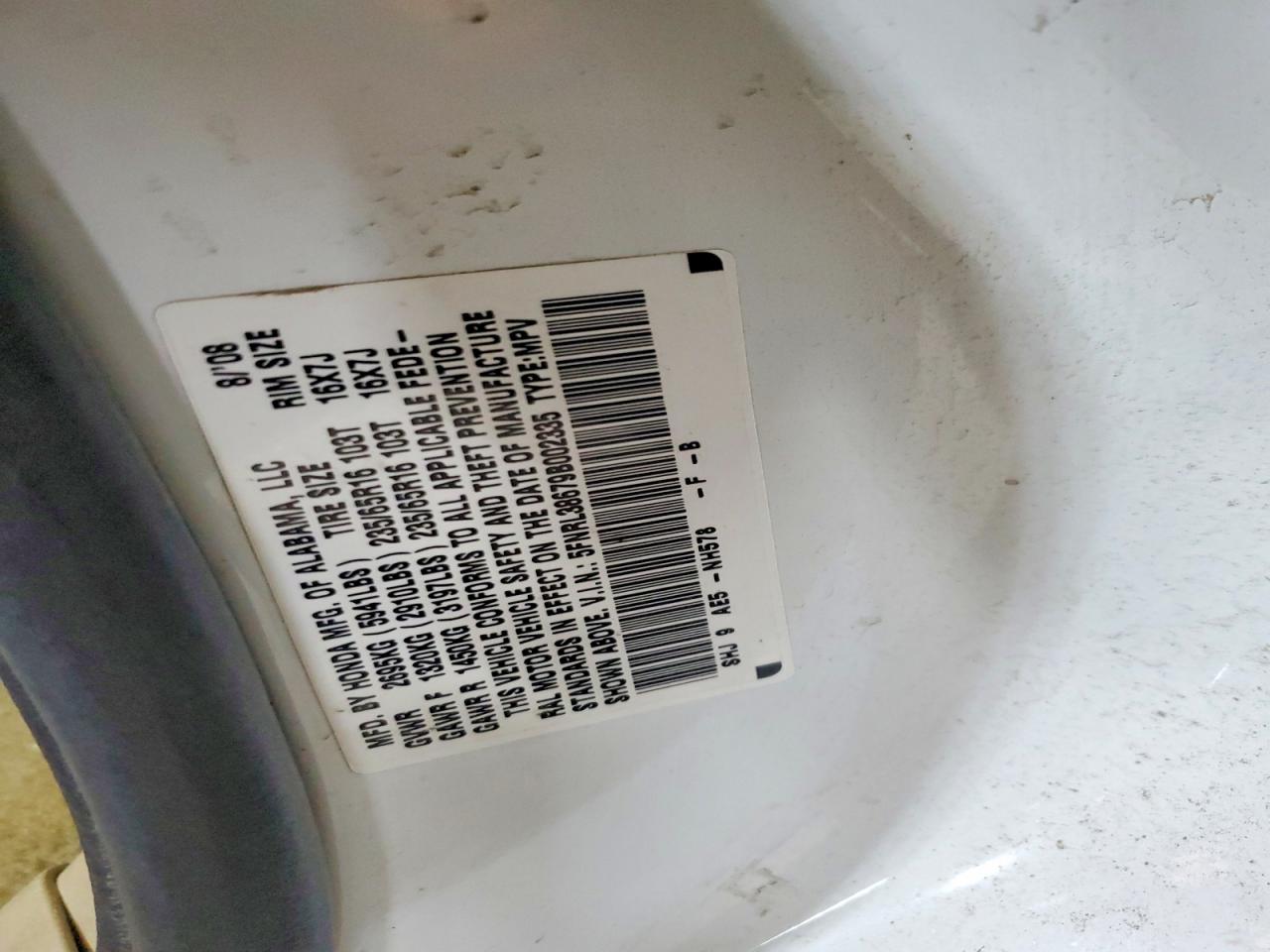 Honda Odyssey Exl