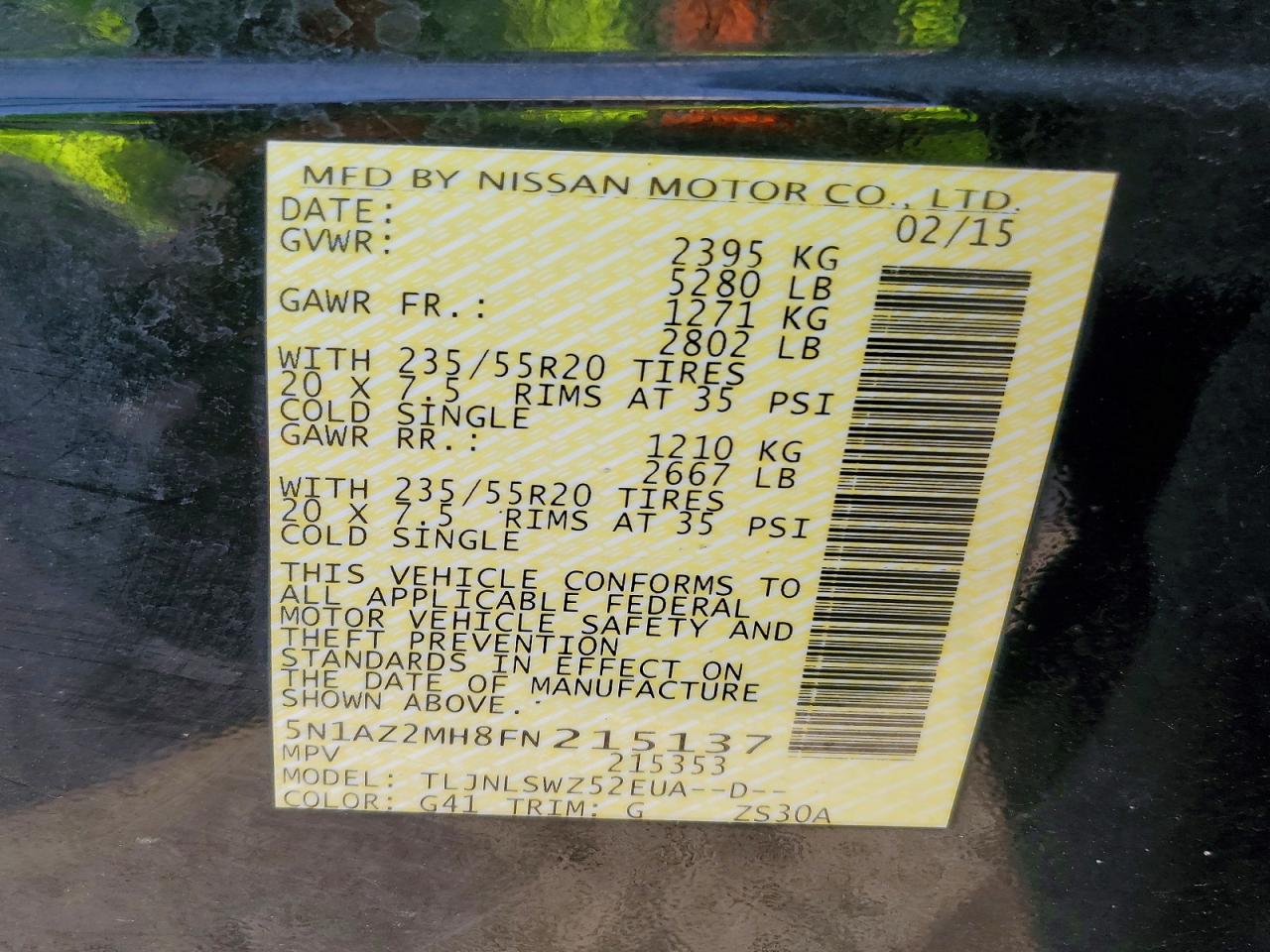 Nissan Murano Platinum