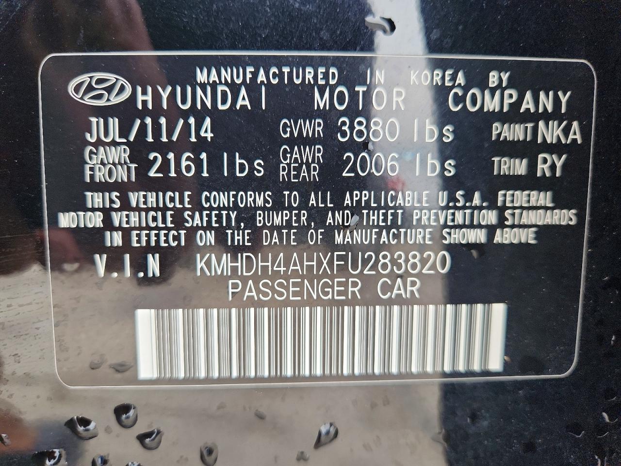 Hyundai ELANTRA Sport