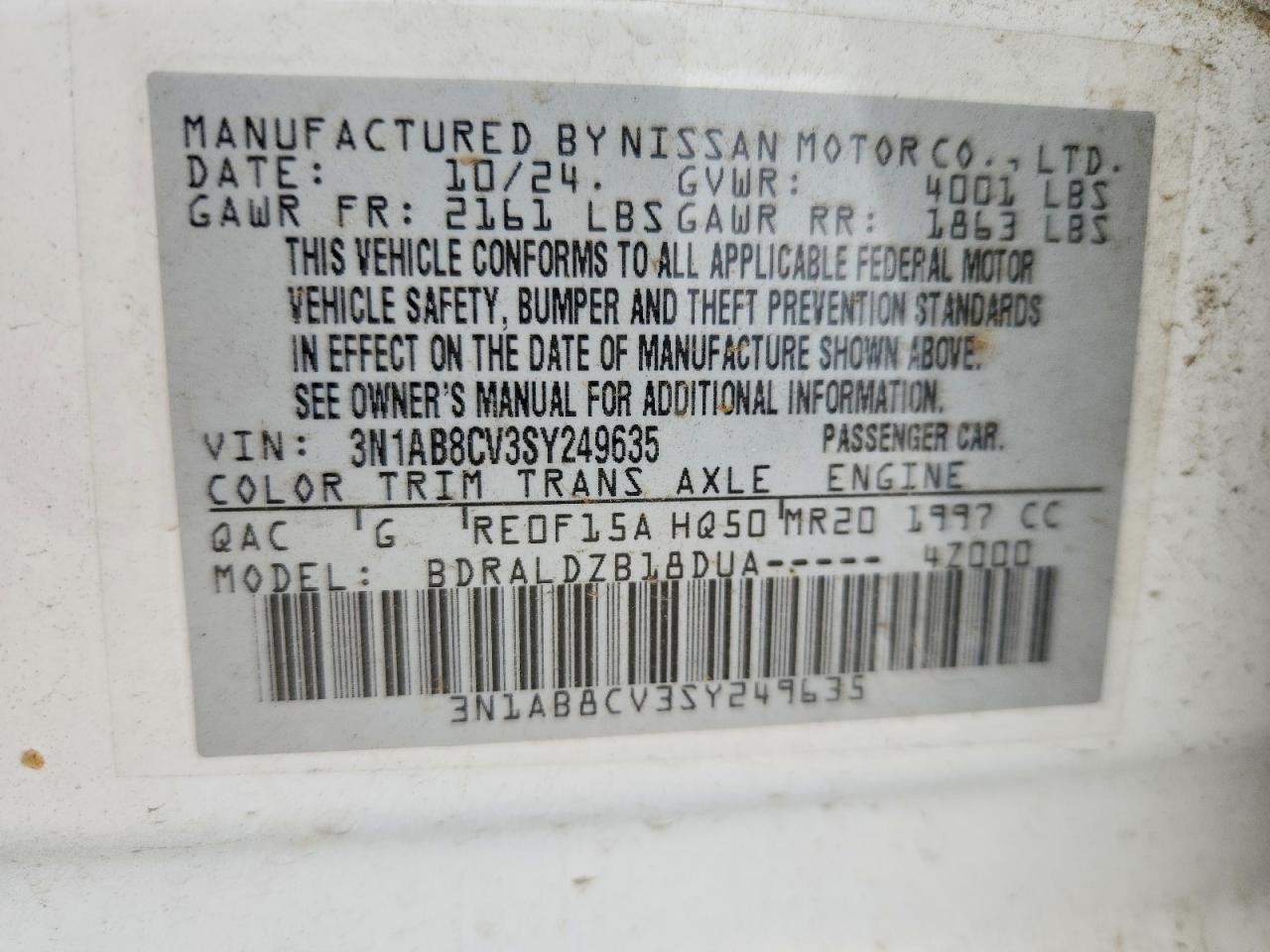 Nissan Sentra Sv