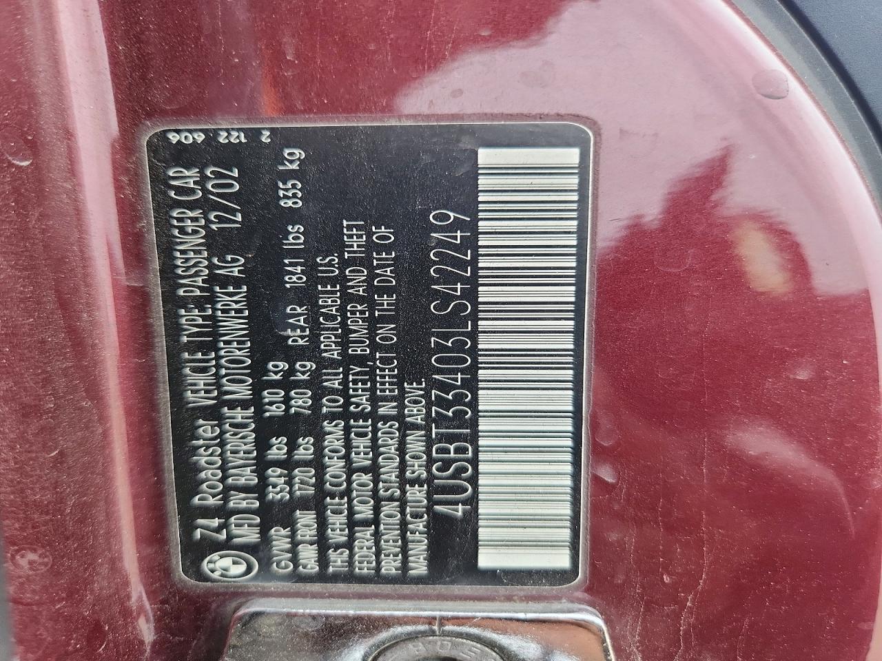 BMW Z Series 2.5