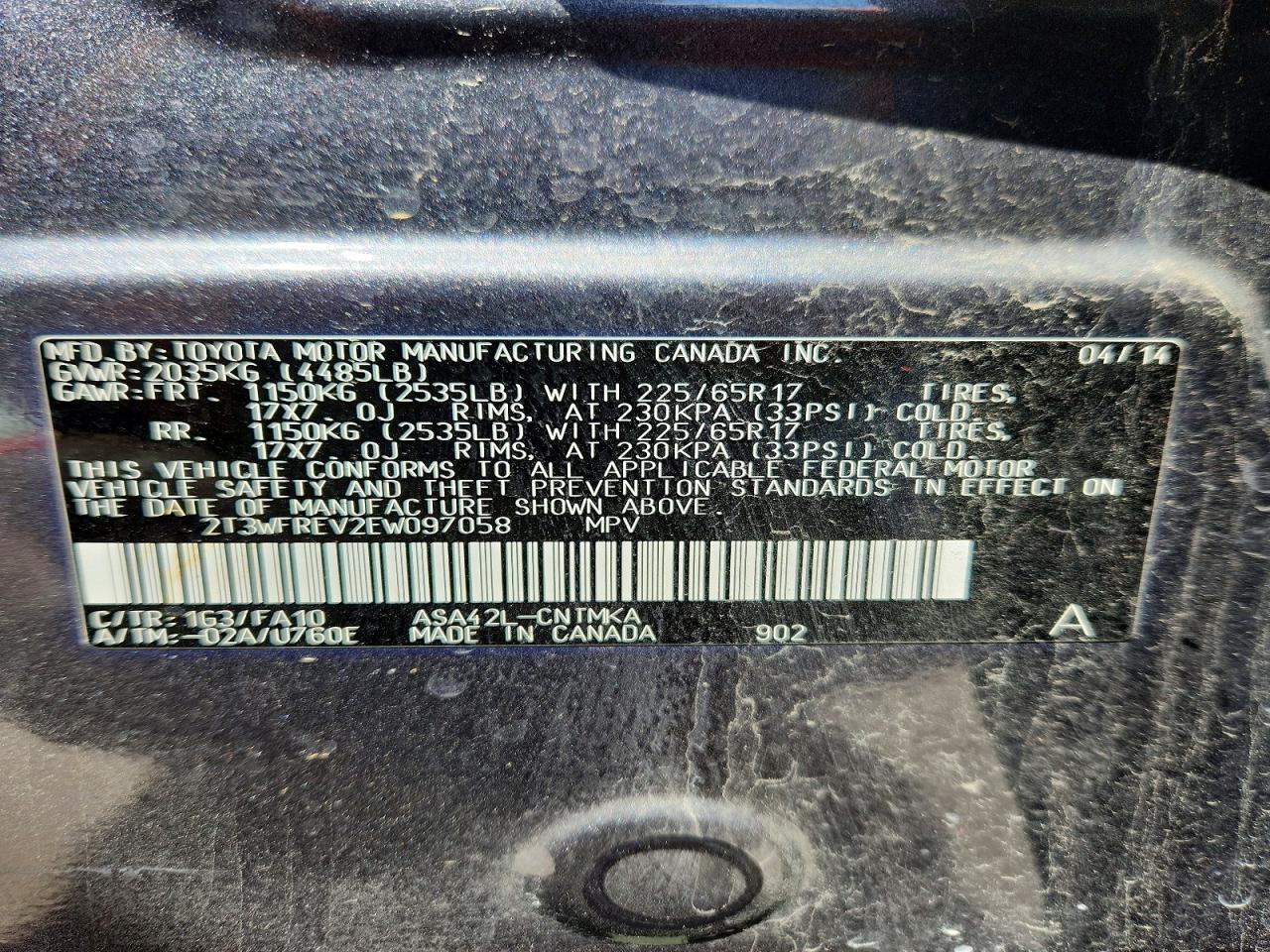 Toyota RAV4 Xle
