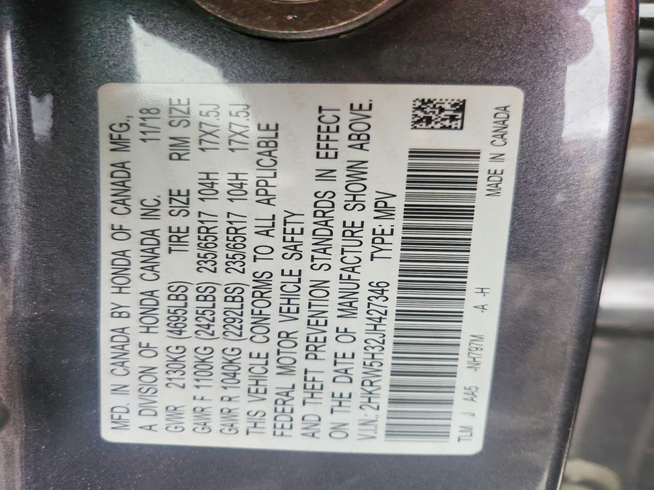 Honda Crv Lx
