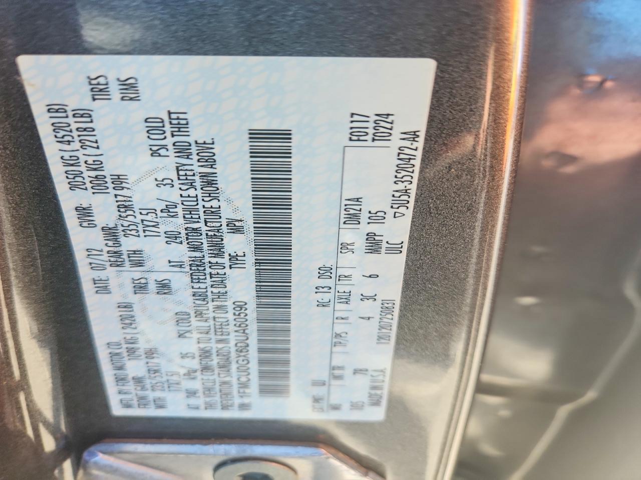 Ford Escape Se