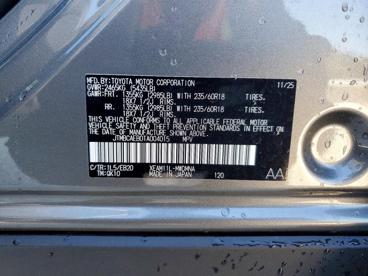 Toyota Bz Xle Plus