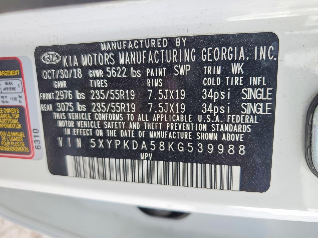Kia Sorento Sx Limited V6