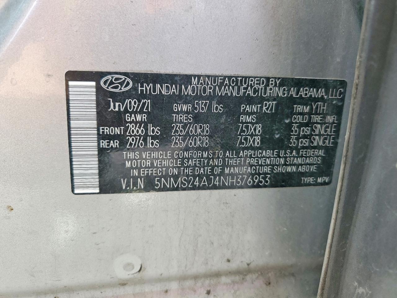 Hyundai SANTA FE Sel