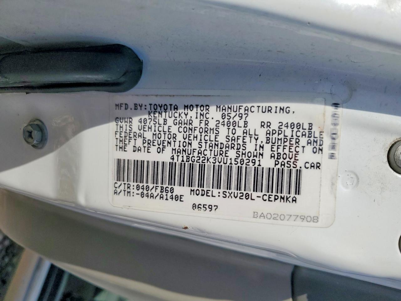 Toyota Camry Le