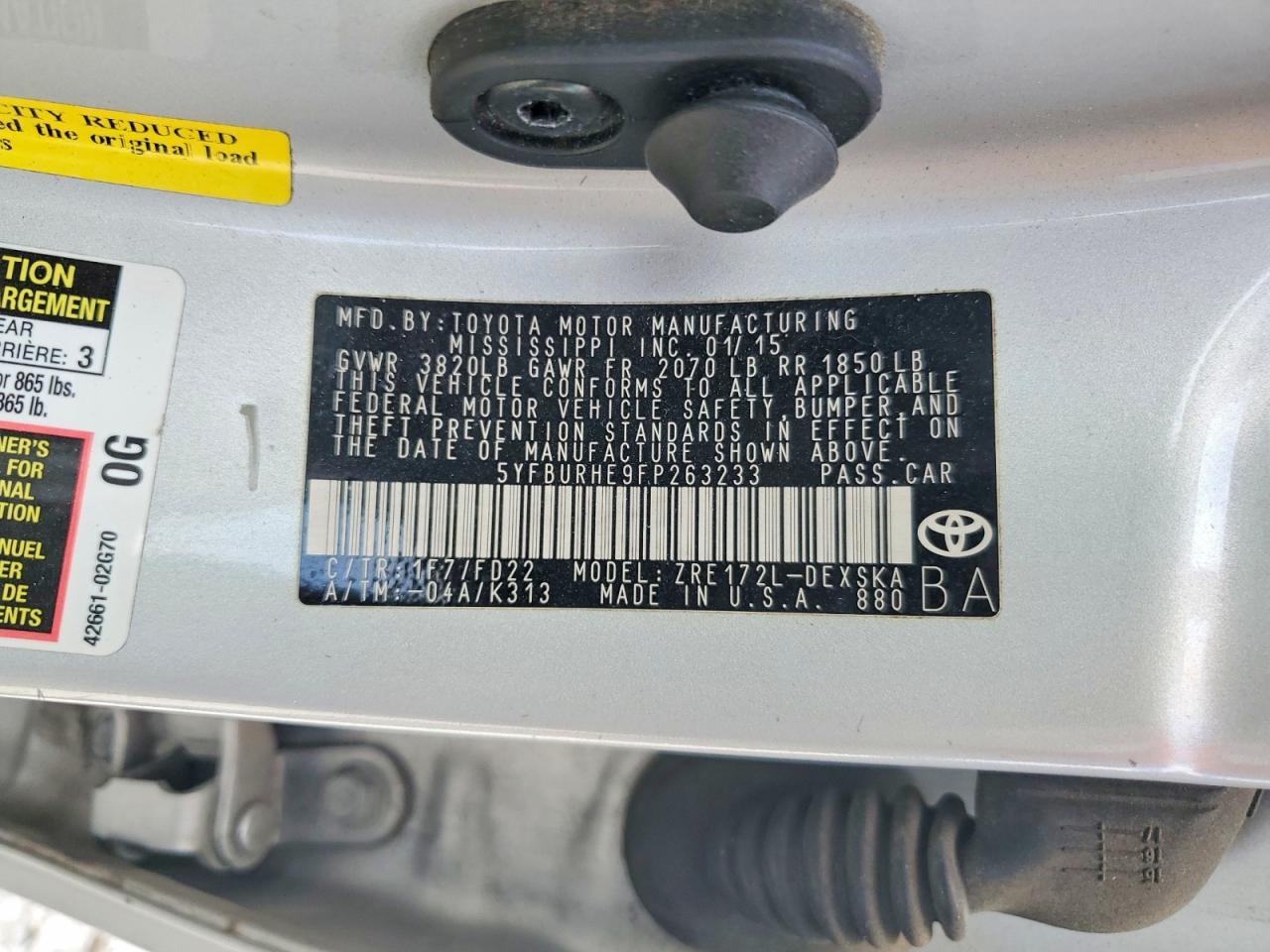 Toyota Corolla S