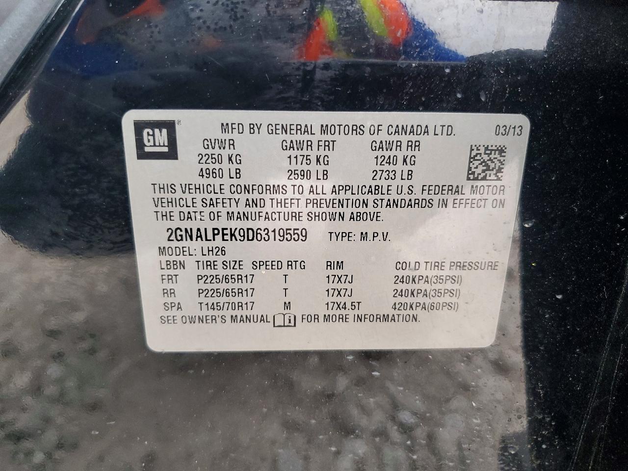 Chevrolet Equinox Lt