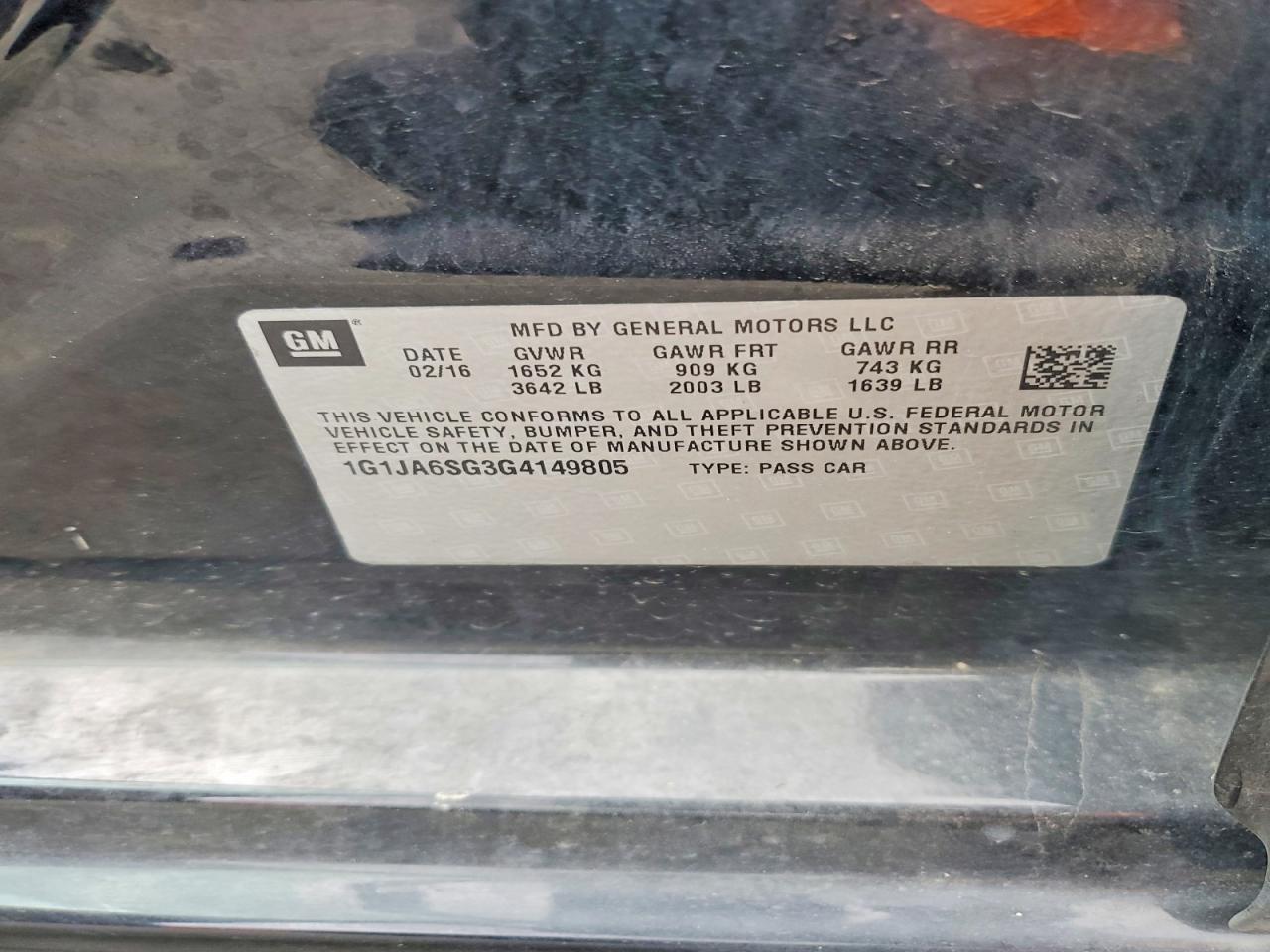 Chevrolet Sonic Ls