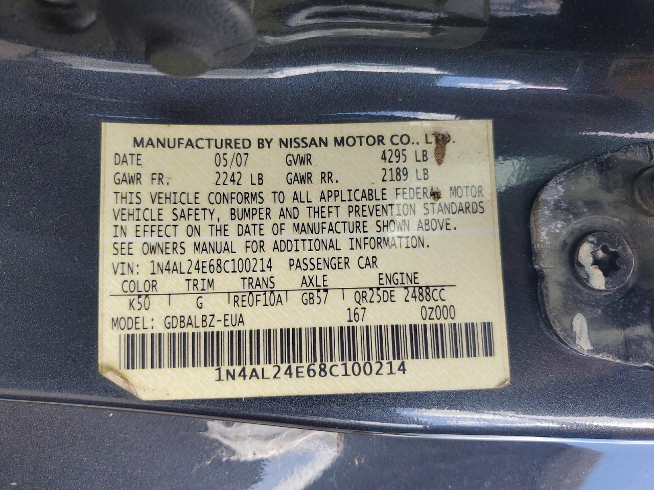 Nissan Altima 2.5s