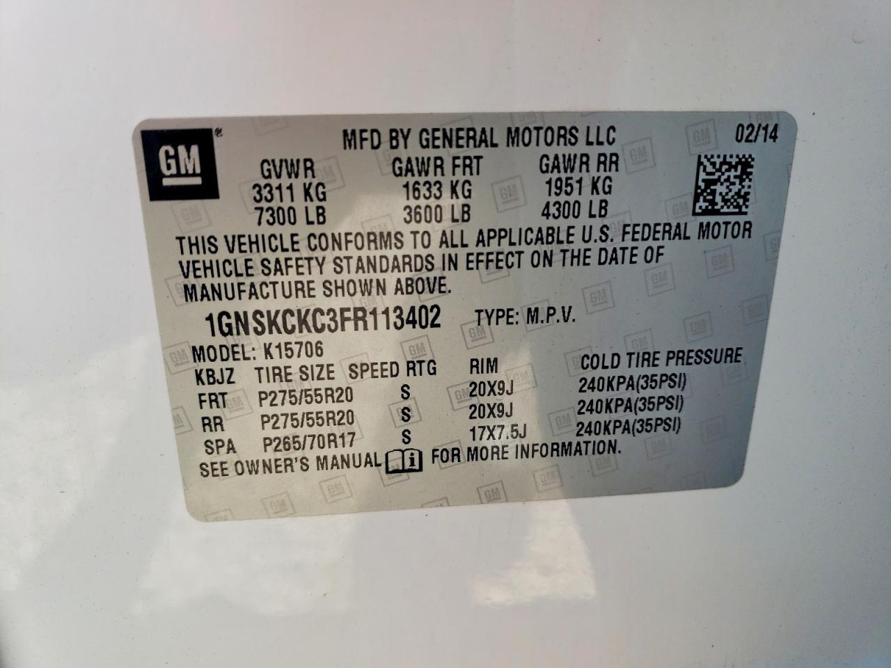 Chevrolet Tahoe K1500 Ltz
