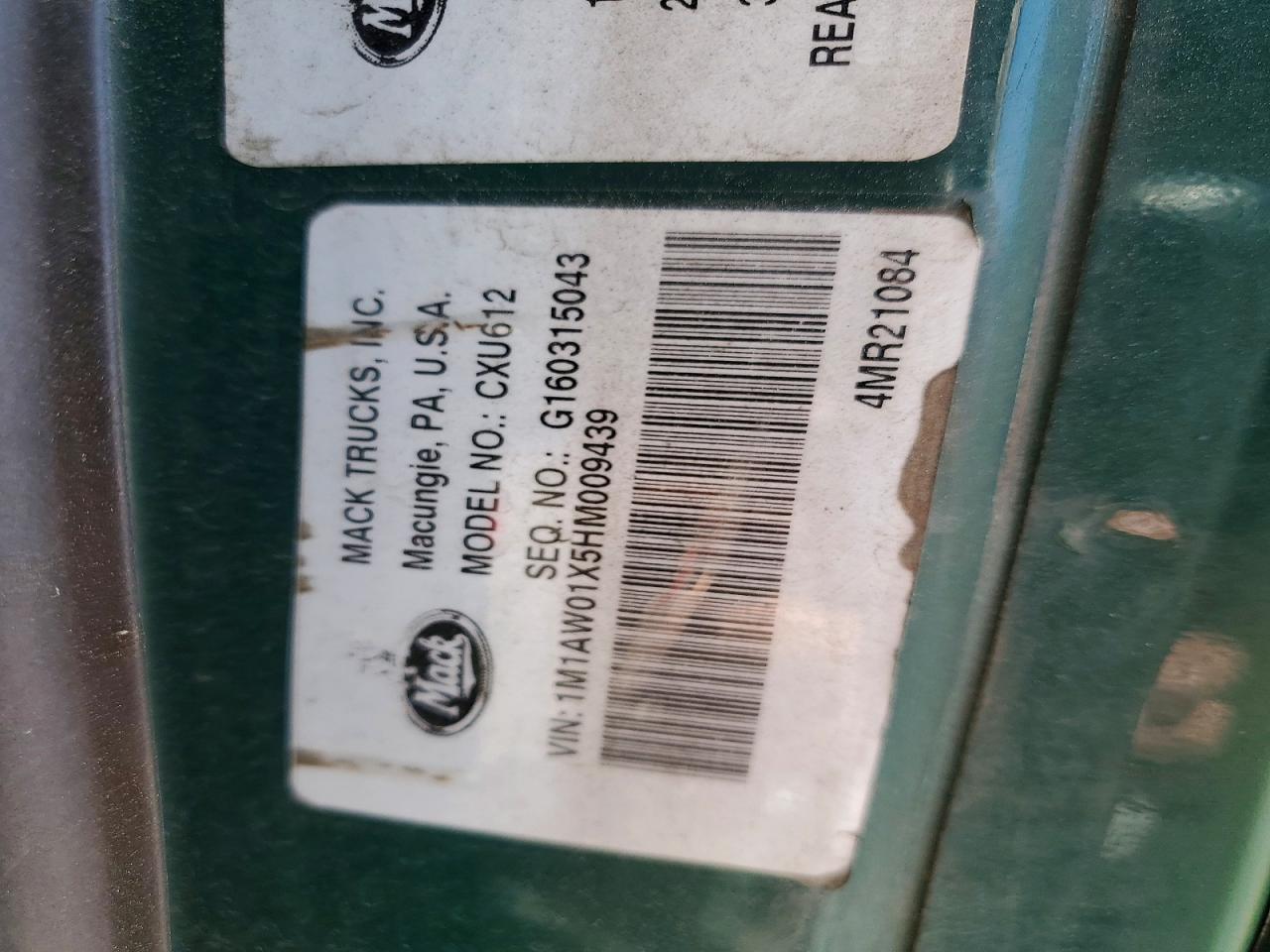 Mack 600 Cxu600