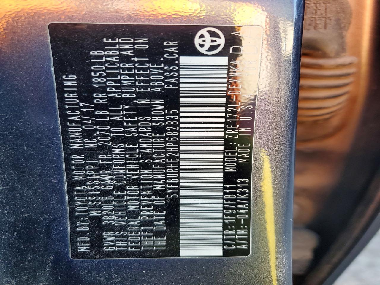 Toyota Corolla Le