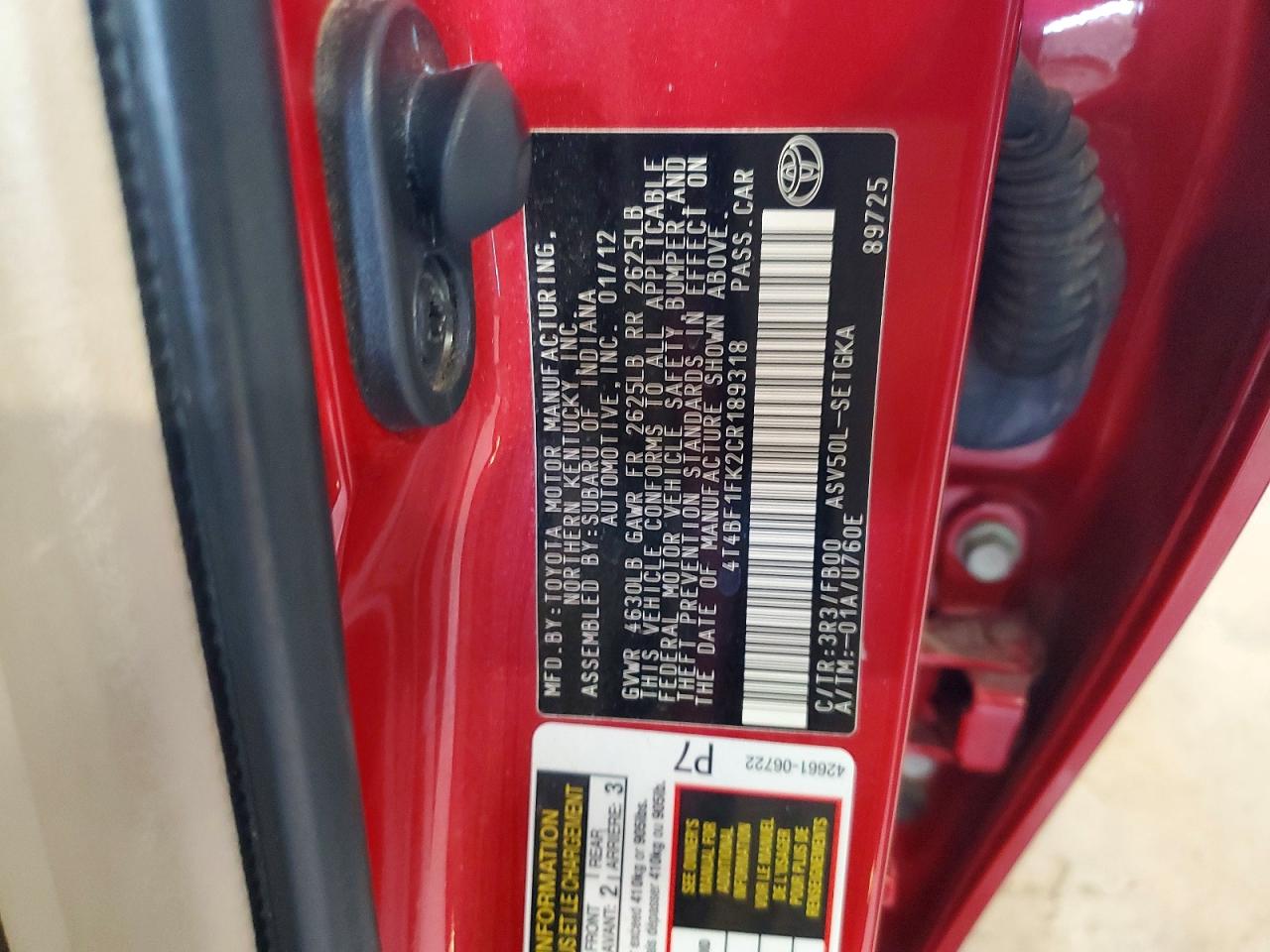 Toyota Camry Xle