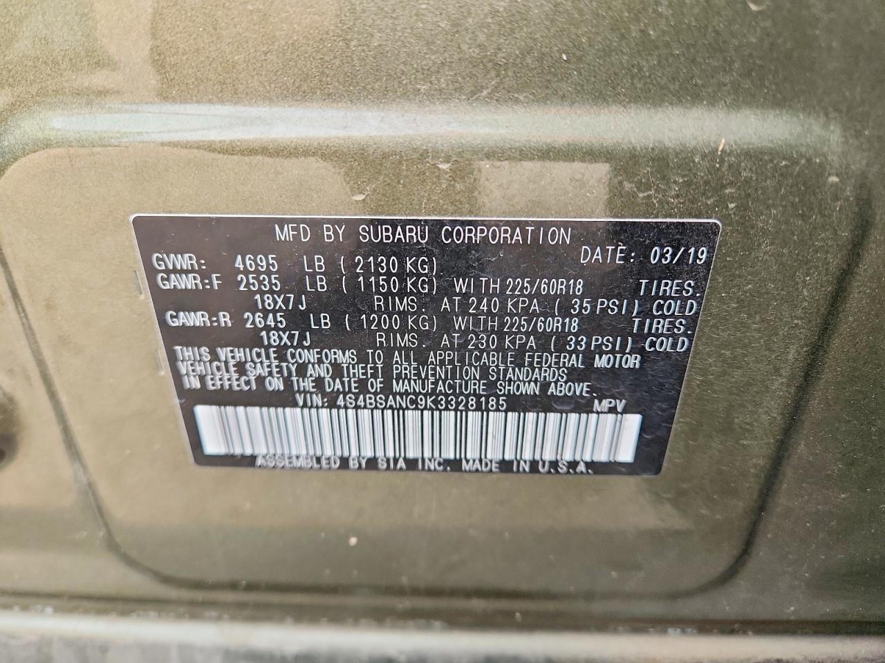Subaru Outback 2.5i Limited
