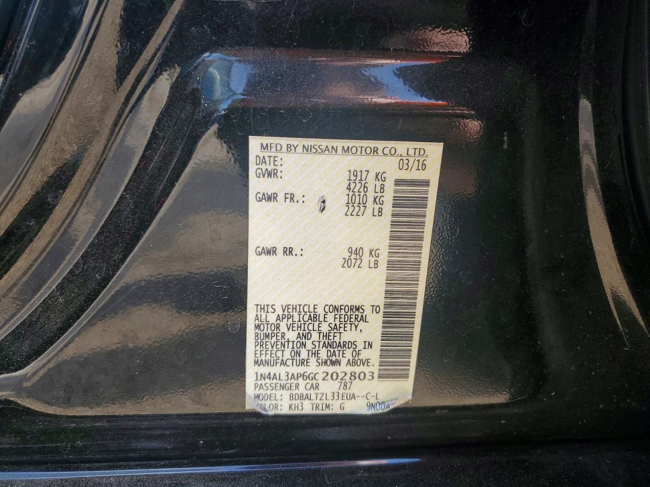 Nissan Altima 2.5 Sl