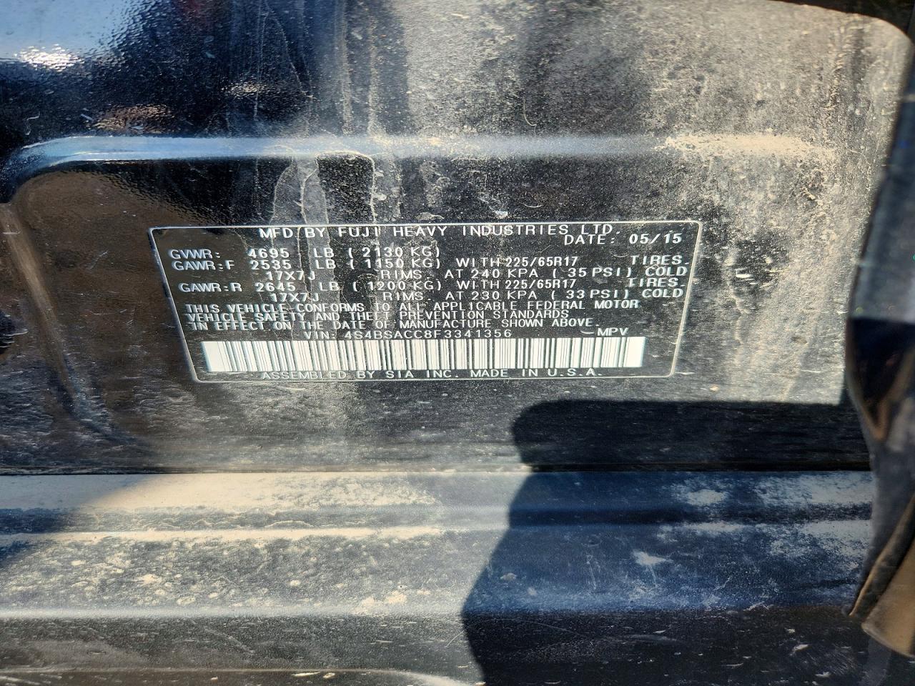 Subaru Outback 2.5i Premium