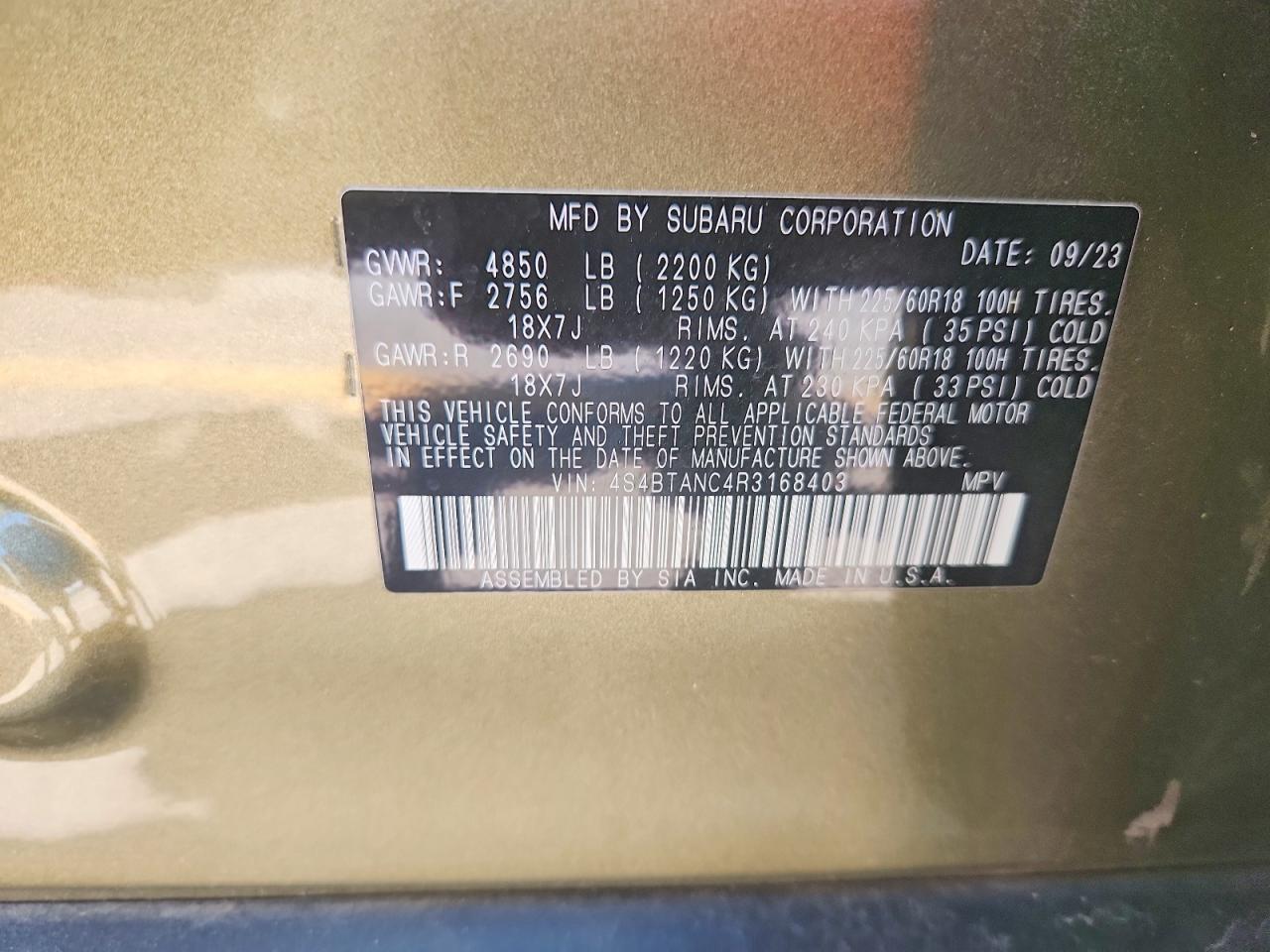 Subaru Outback Limited