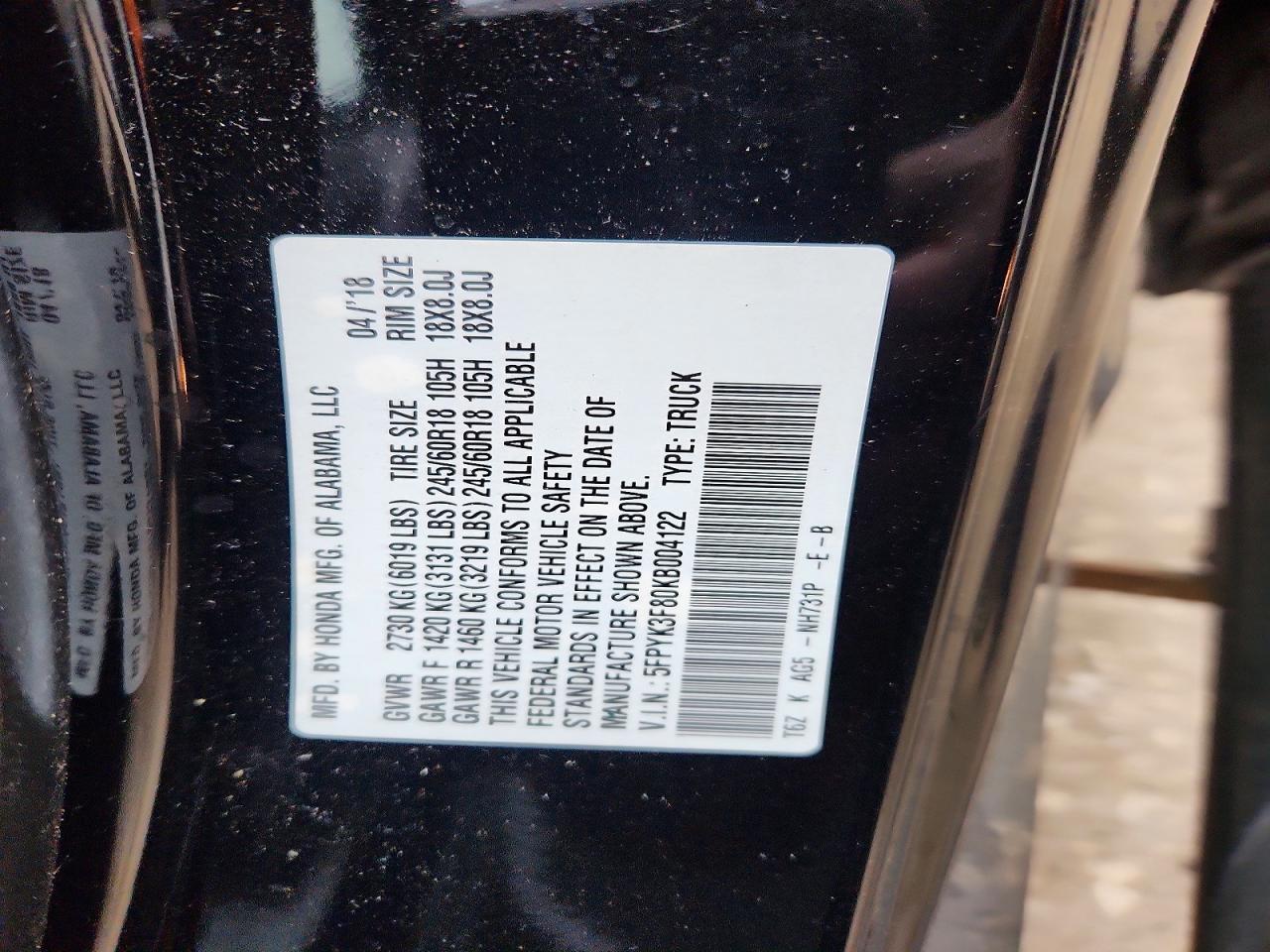 Honda Ridgeline Black Edition