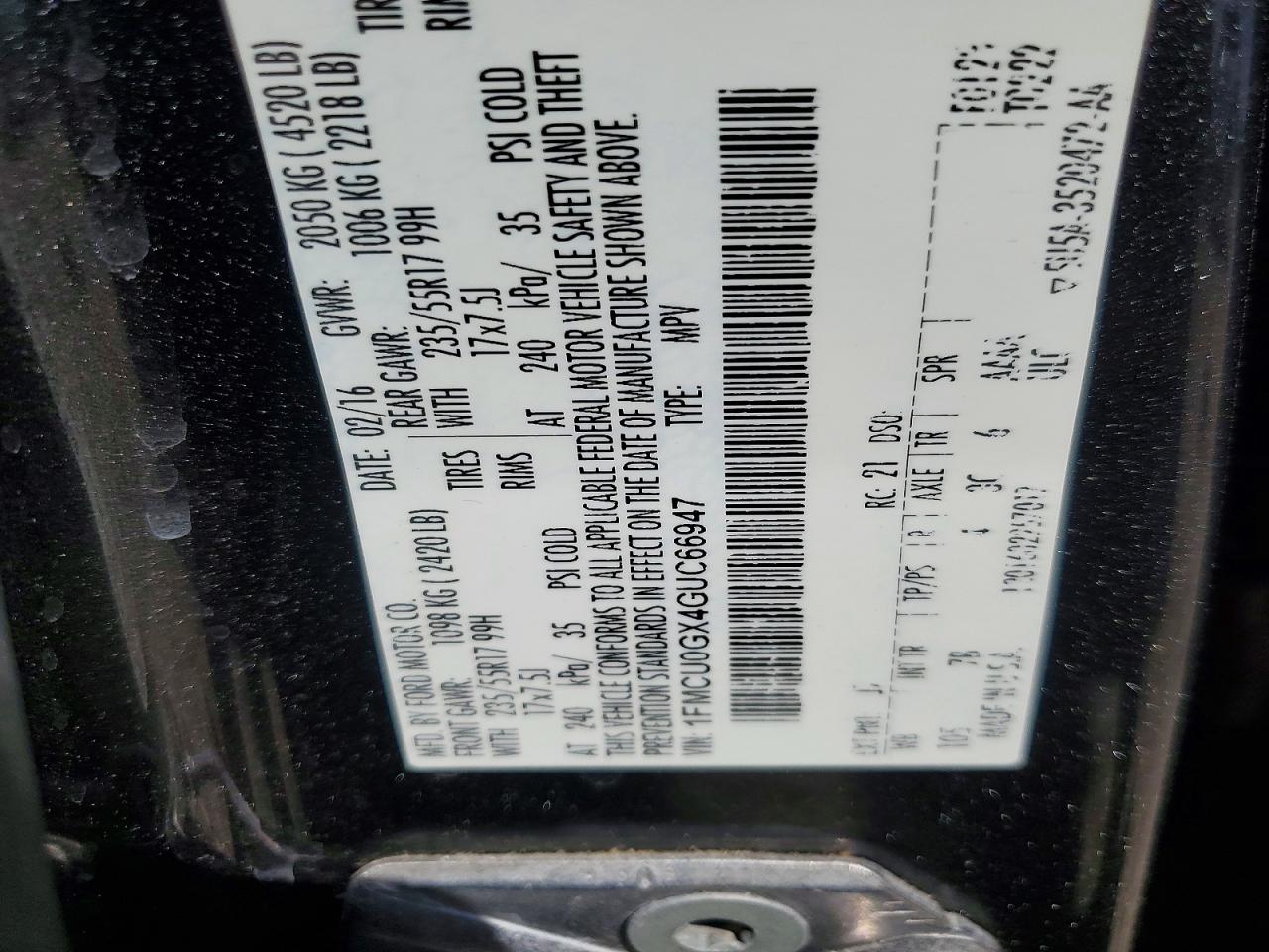 Ford Escape Se