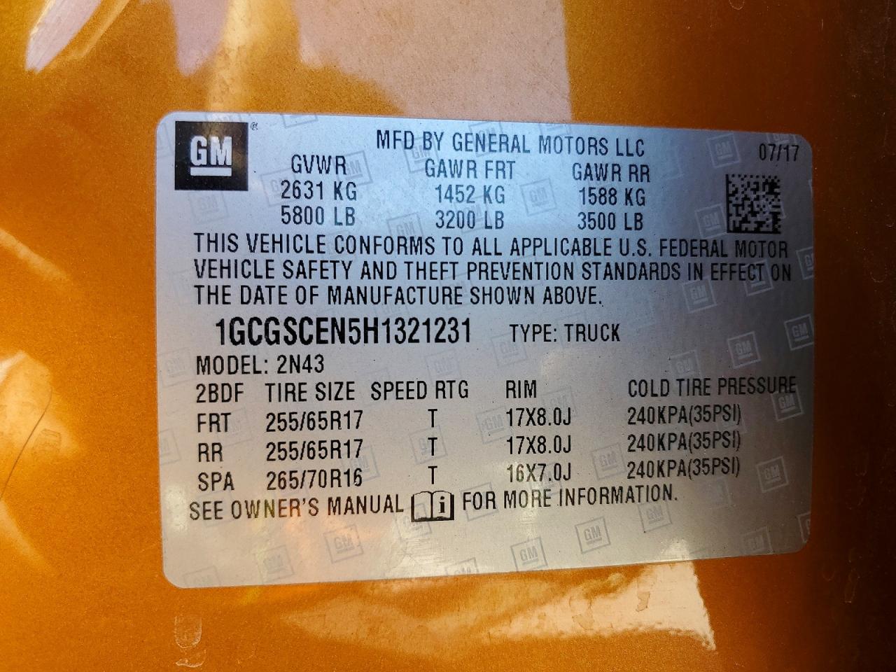 Chevrolet Colorado Lt
