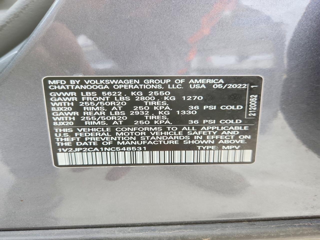 Volkswagen Atlas Se