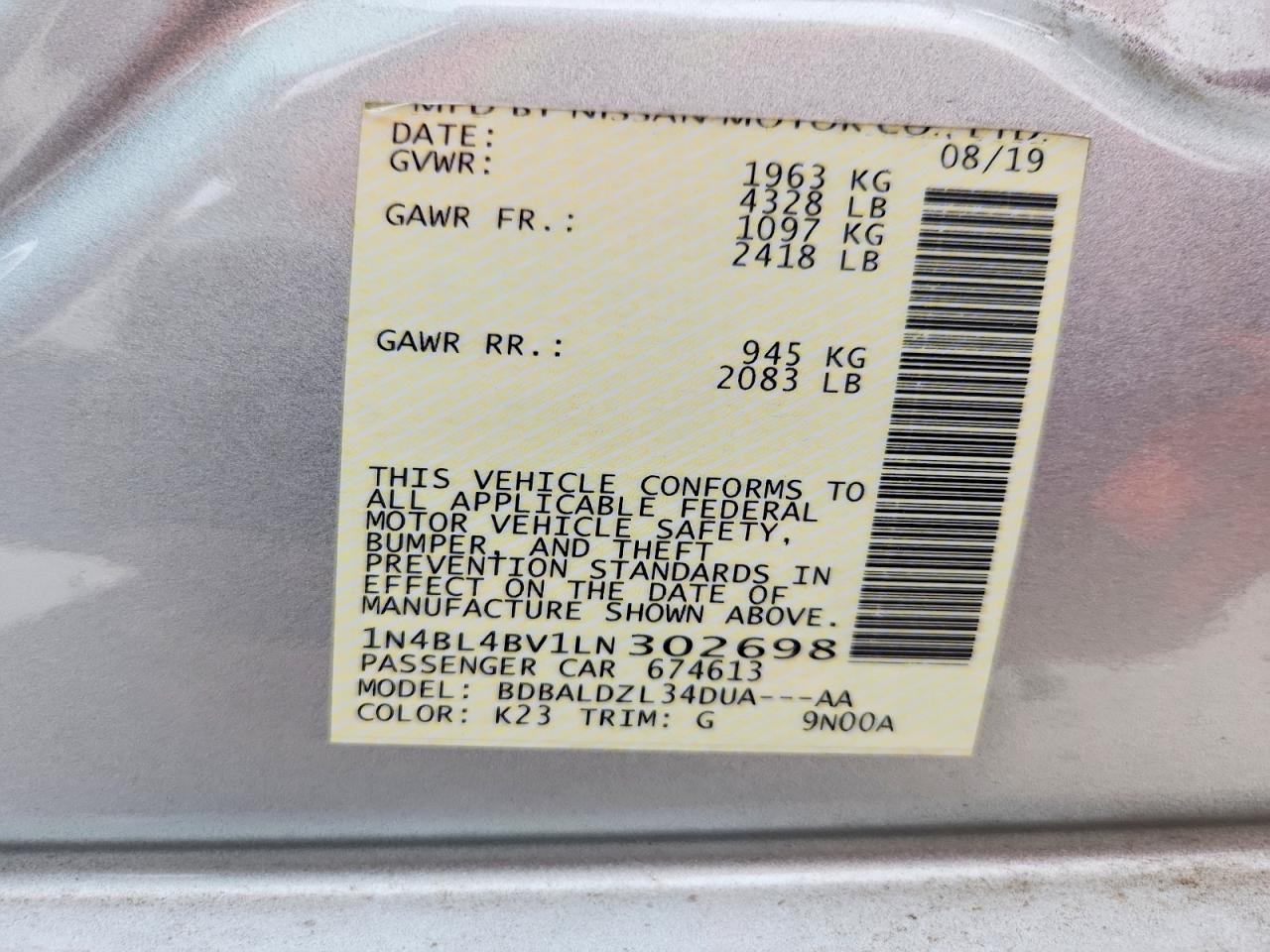 Nissan Altima S
