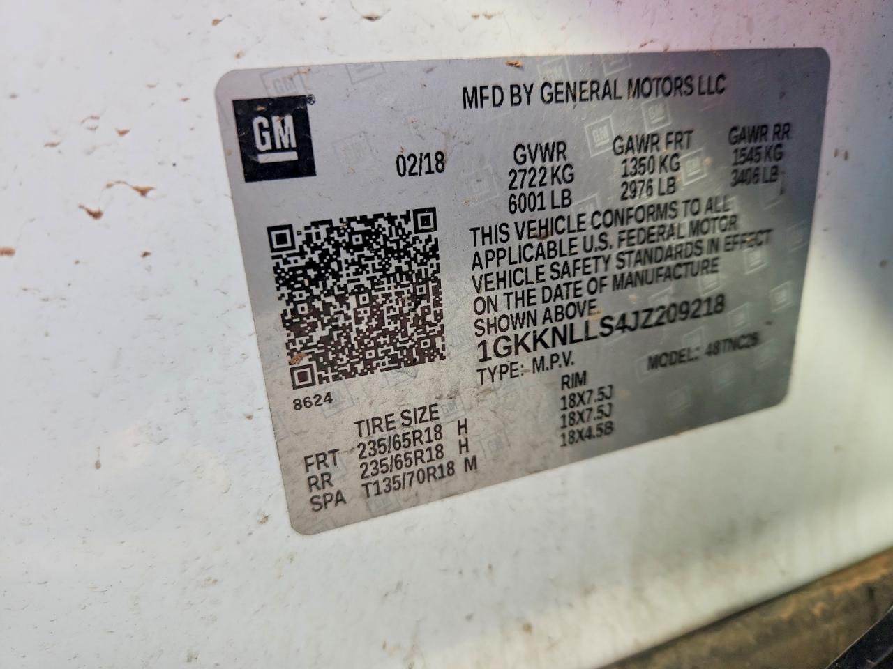 GMC Acadia Sle