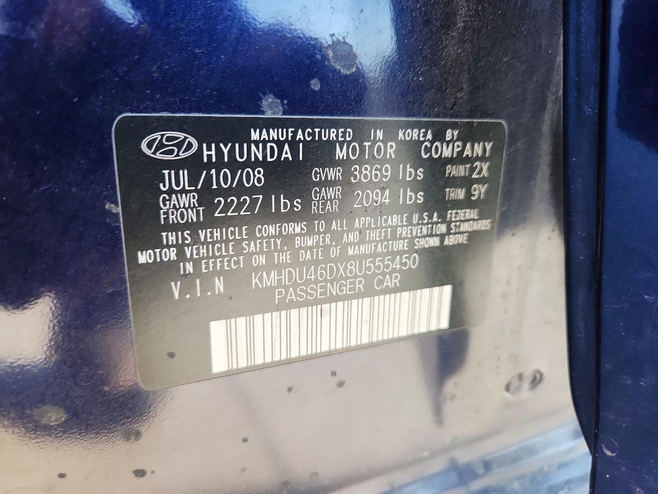 Hyundai ELANTRA Gls