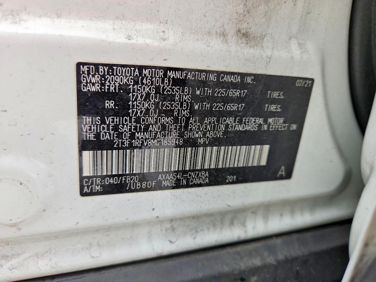 Toyota RAV4 Le