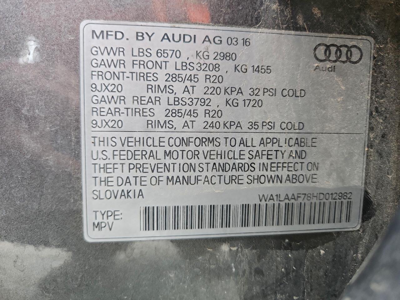 Audi Q7 Premium Plus