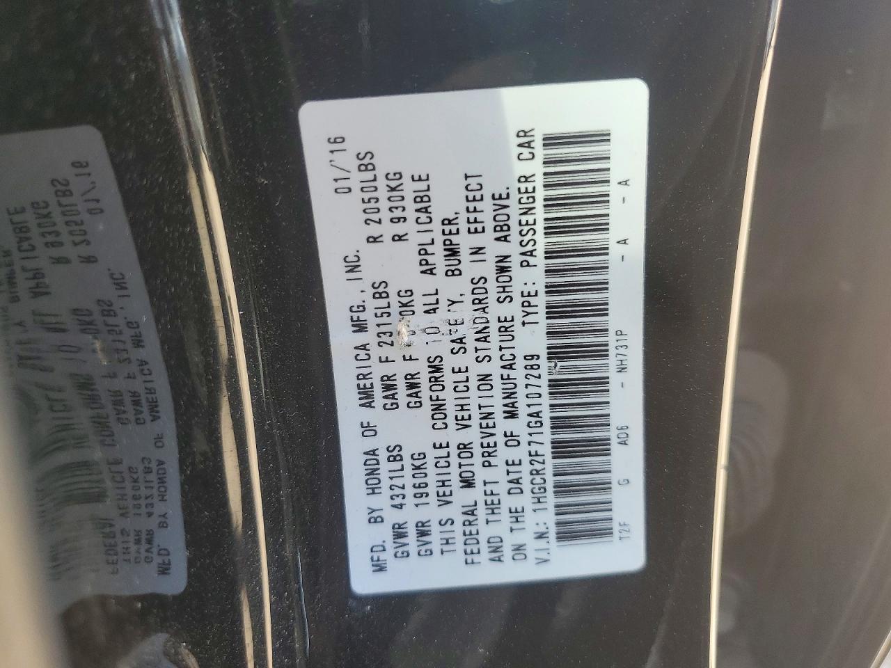 Honda Accord Ex